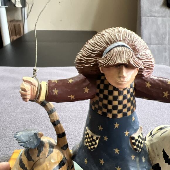 WILLIRAYE Studio 2000 Best Buddies Americana Girl Jumping Rope with Cats WW1313 - Picture 5 of 16